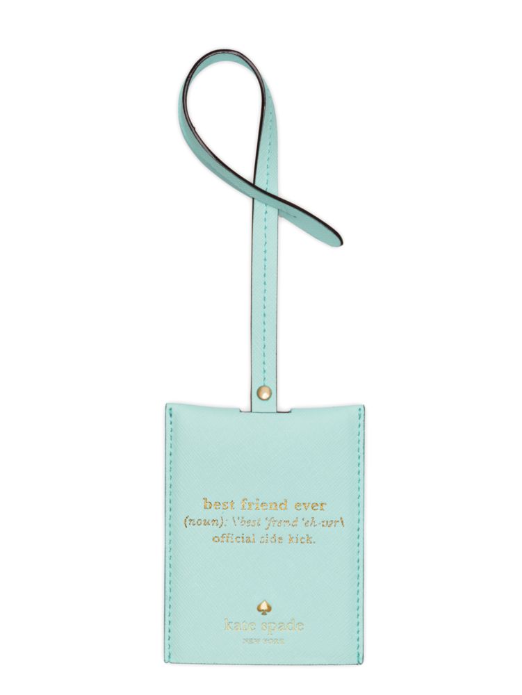 kate spade bag tag