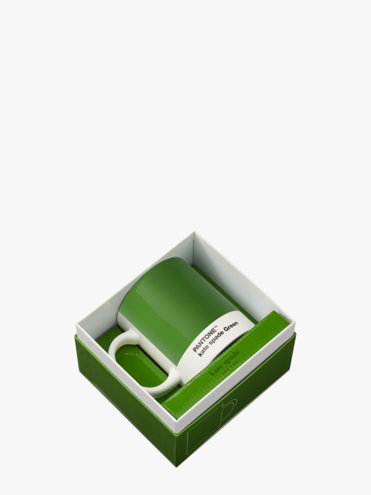 Kate Spade,Pantone x Kate Spade Green Mug,