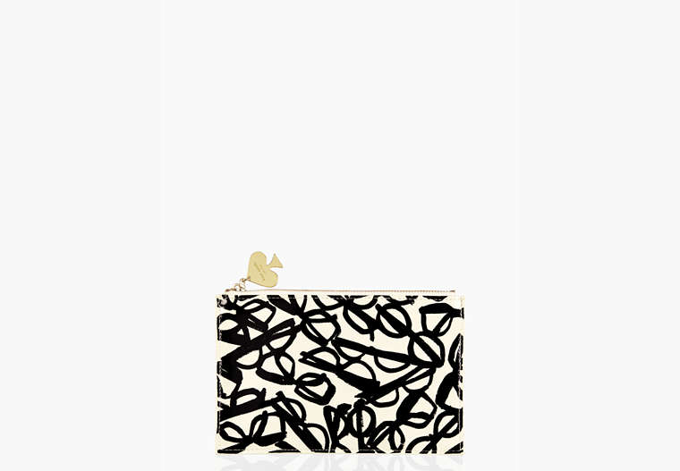Kate Spade,literary glasses pencil pouch set,office accessories,Pine Isle image number 0