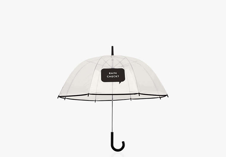Kate Spade,Rain Check Umbrella,travel accessories,Clear