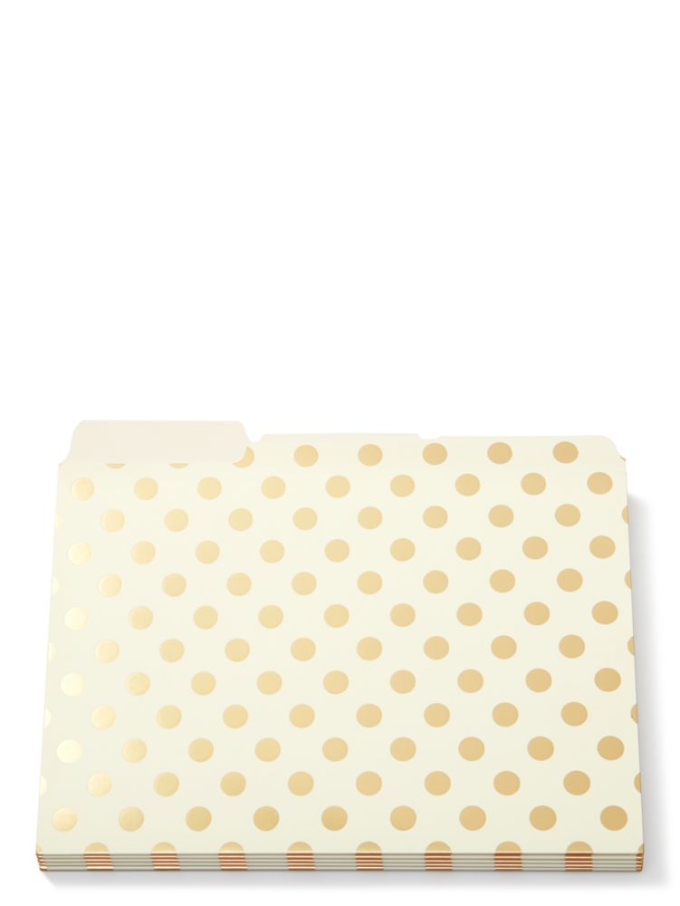Strike Gold Dot File Folders, , Product