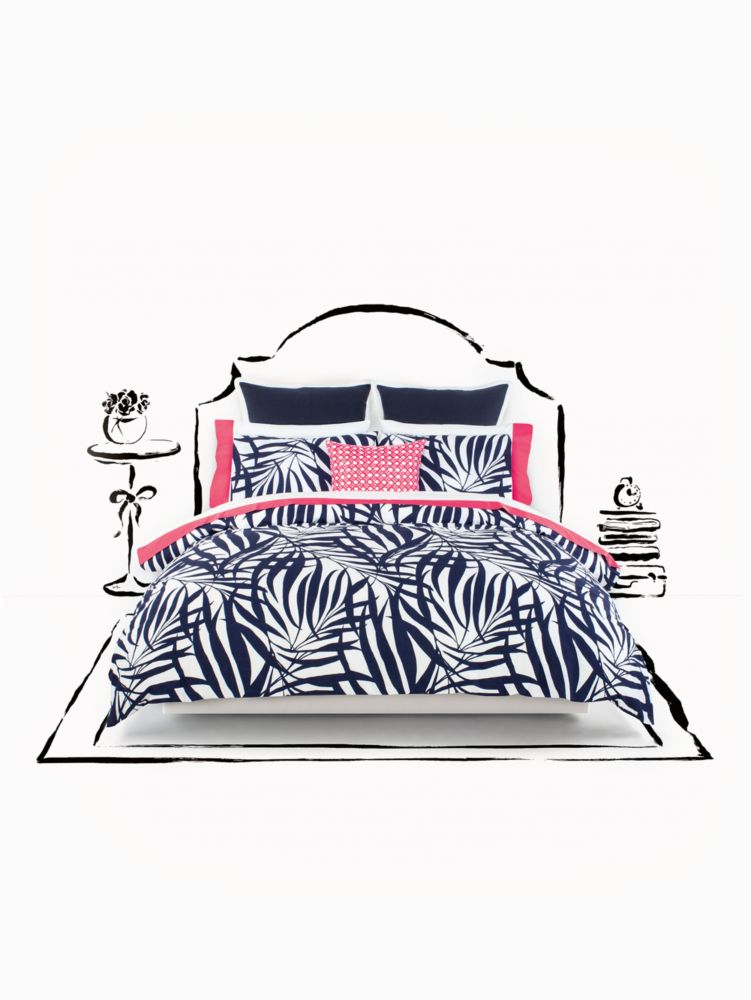 Kate Spade,Palm Fronds Duvet Set,
