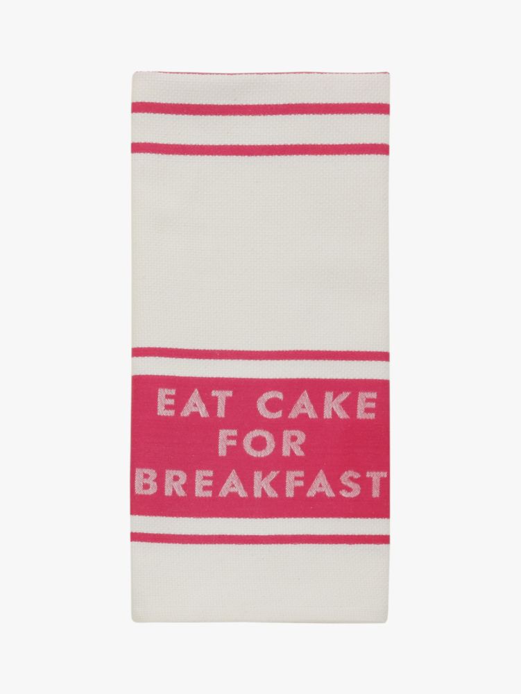 Kate Spade New York 6 Pack Kitchen Towels PROOF IS IN THE PUDDING, 17x28 -  NEW