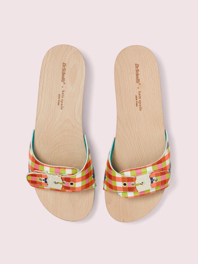 Dr. Scholl s X Kate Spade New York Bella Plaid Slide Sandal Kate Spade New York Kate Spade New York