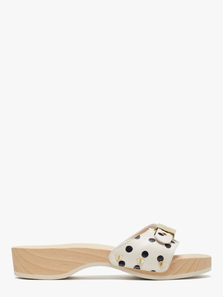 Dr. Scholl s X Kate Spade New York Polka Dot Suede Slide Sandal