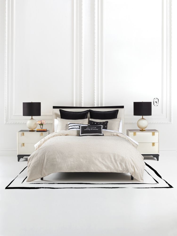 Boucle Stripe Duvet Set, , Product