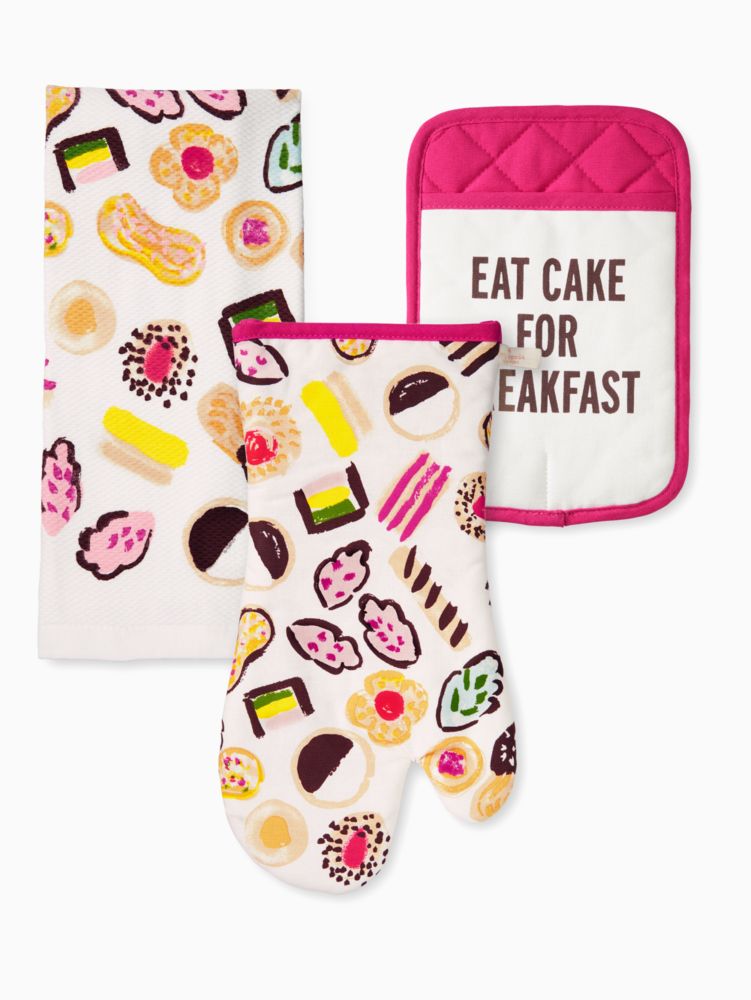 Kate Spade 3 Piece Pineapple Kitchen Towel Set