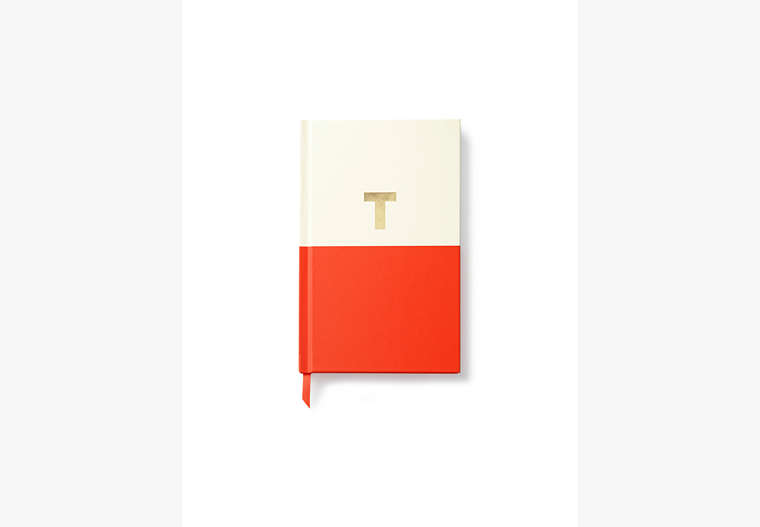 Kate Spade,INITIAL NOTEBOOK T,Red