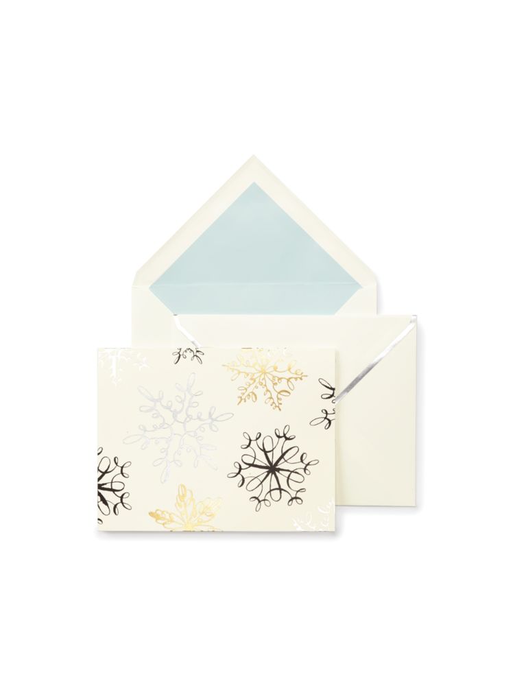 Kate Spade,Snowflake Holiday Card Set,