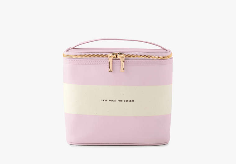 Kate Spade,save room for dessert lunch tote,kitchen & dining,Pomegranate image number 0