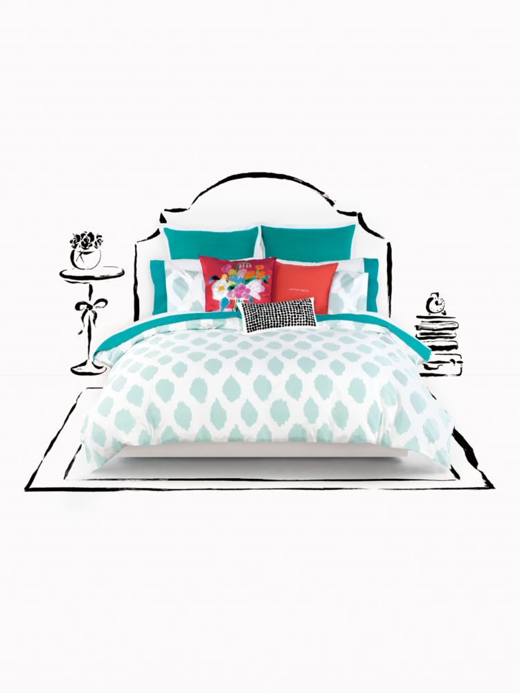Kate Spade,Painted Ogee Comforter Set,