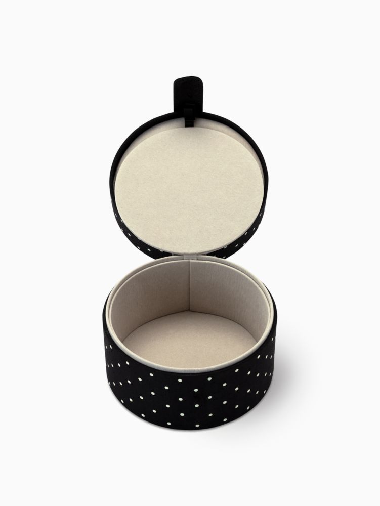 Black Dot Travel Jewelry Organizer Box, , Product