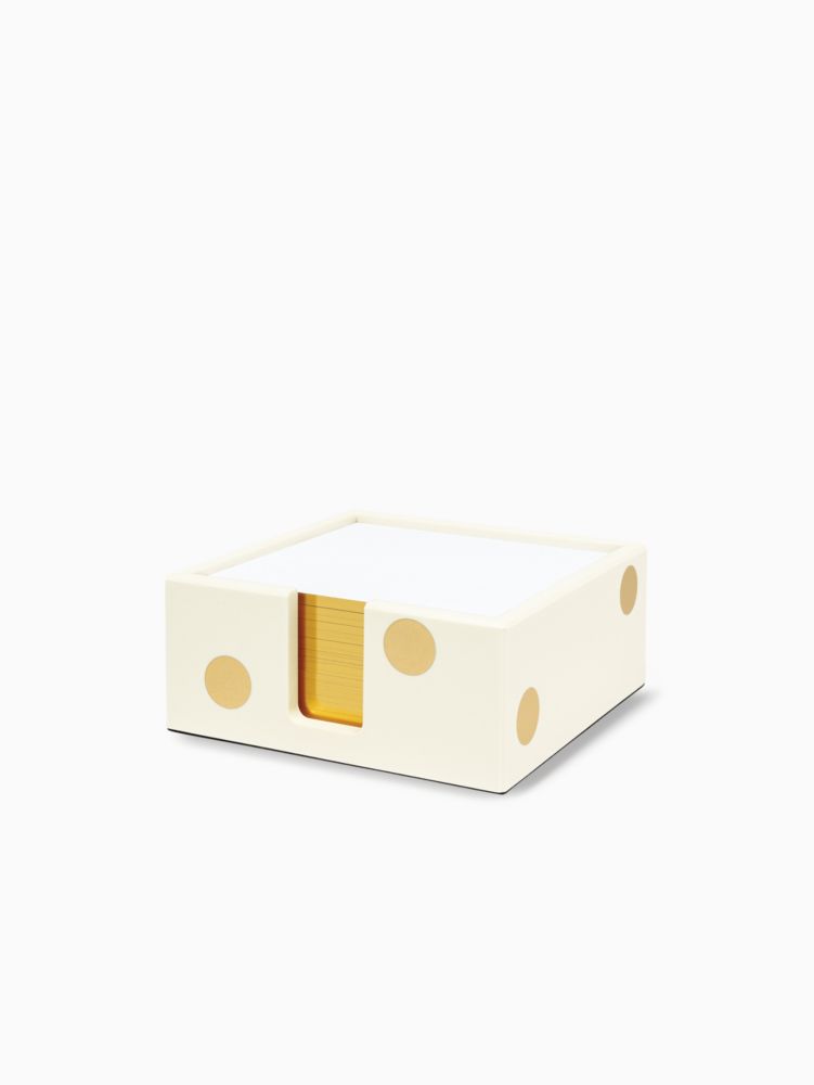 Kate Spade,Strike Gold Dot Note Holder,