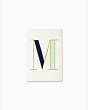 Kate Spade,initial m notepad,Blueberry Cobbler