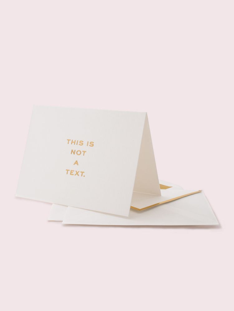 This Is Not A Text Notecard, , Product