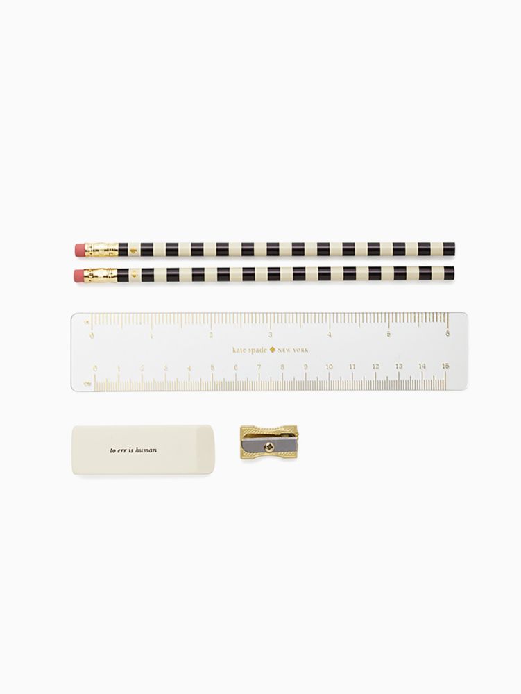 Kate Spade Bookshelf Pencil Pouch Set - White  Kate spade pencil case,  Kate spade pencil pouch, Pencil pouch