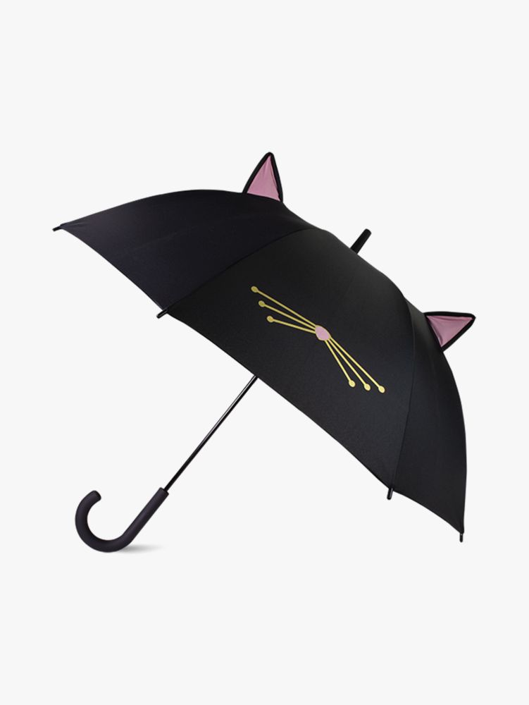 Kate Spade,cat umbrella,Black