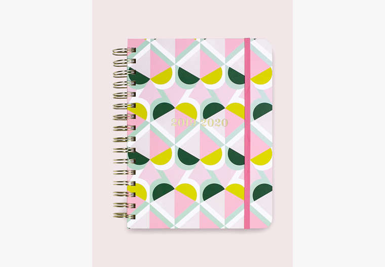 Kate Spade,geo spade large 17-month planner,office accessories,Multi image number 0