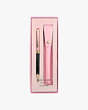 Kate Spade,colorblock stylus pen with pouch,office accessories,Pomegranate