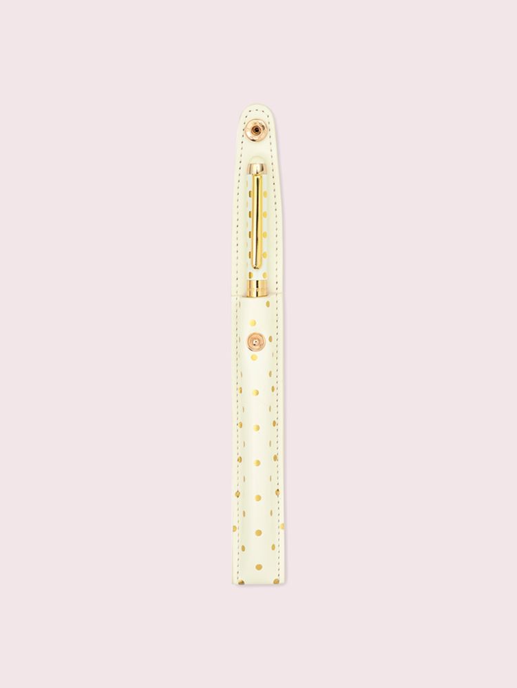Kate Spade,Gold Dot Stylus Pen & Pouch,