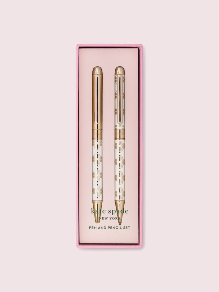 Kate Spade,Spade Flower Pen & Pencil Set,