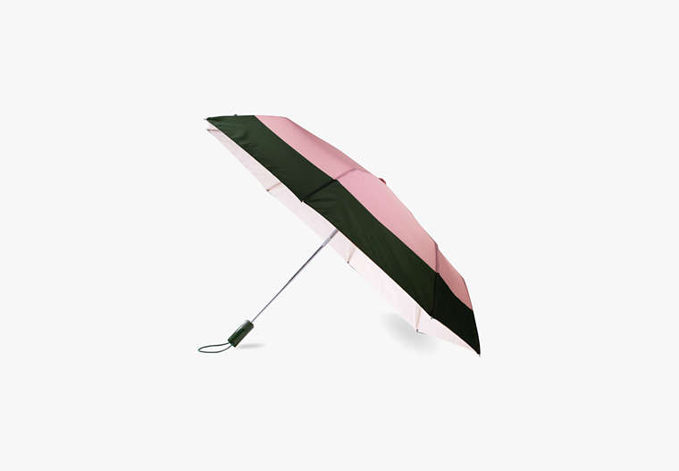Kate Spade,colorblock travel umbrella,travel accessories,Pomegranate
