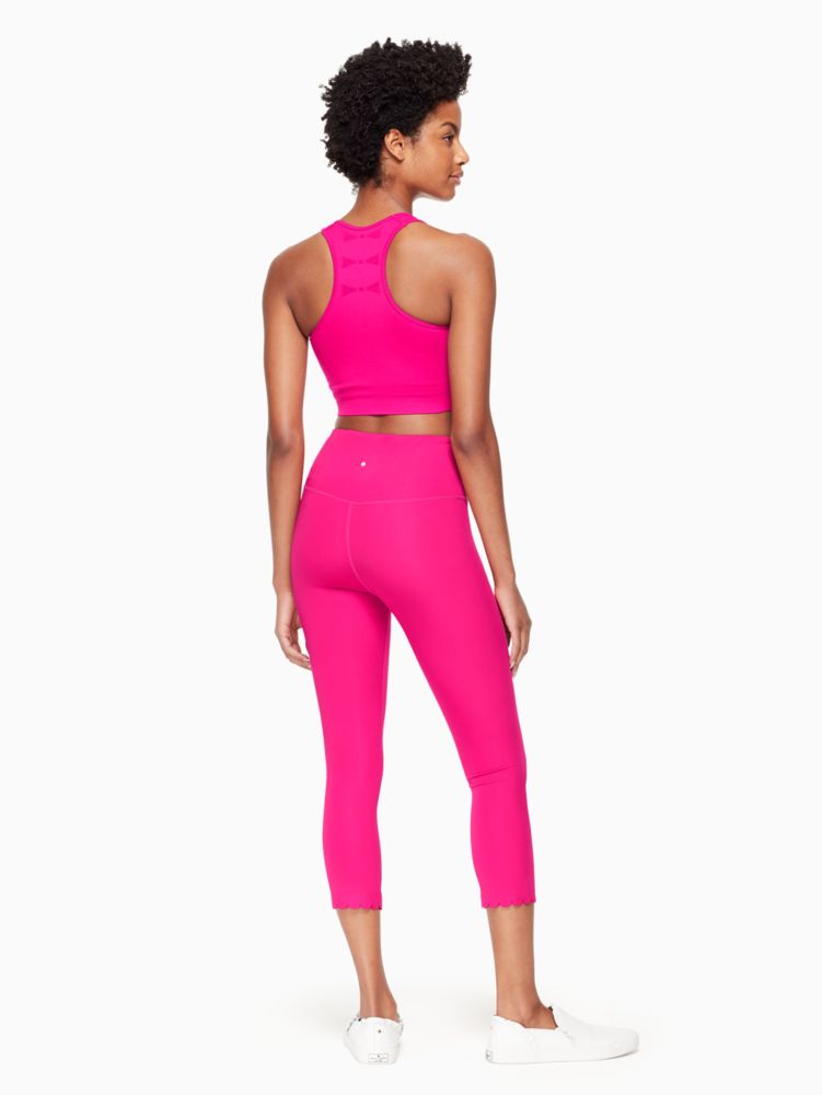 Scallop Crop Legging Kate Spade New York