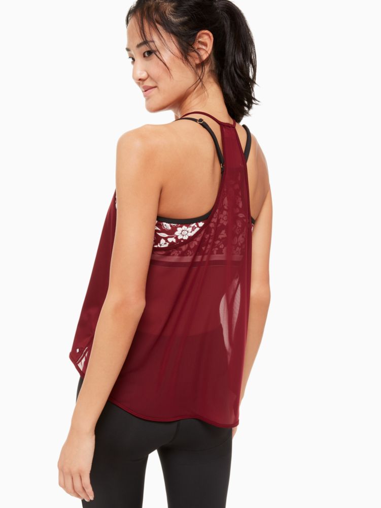 Kate Spade,micro mesh tank,