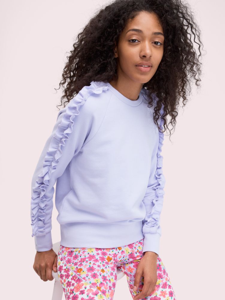 Kate spade ruffle outlet pullover hoodie