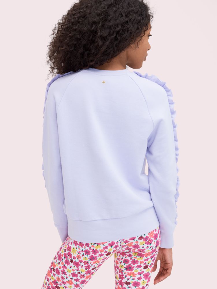 Kate spade ruffle pullover hoodie sale