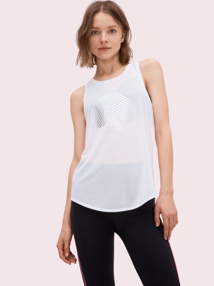 Kate Spade,spade mesh tank,