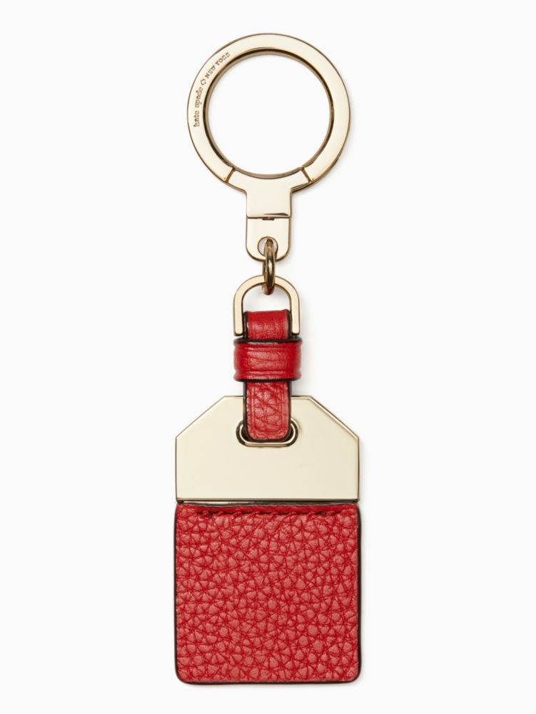 Leather Tag Keychain, , Product