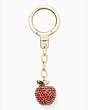 Kate Spade,jeweled apple keychain,keychains,Multi