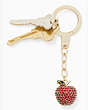 Kate Spade,jeweled apple keychain,keychains,Multi