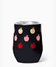 Kate Spade,orchard stainless steel wine tumbler,Navy