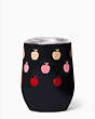 Kate Spade,orchard stainless steel wine tumbler,Navy