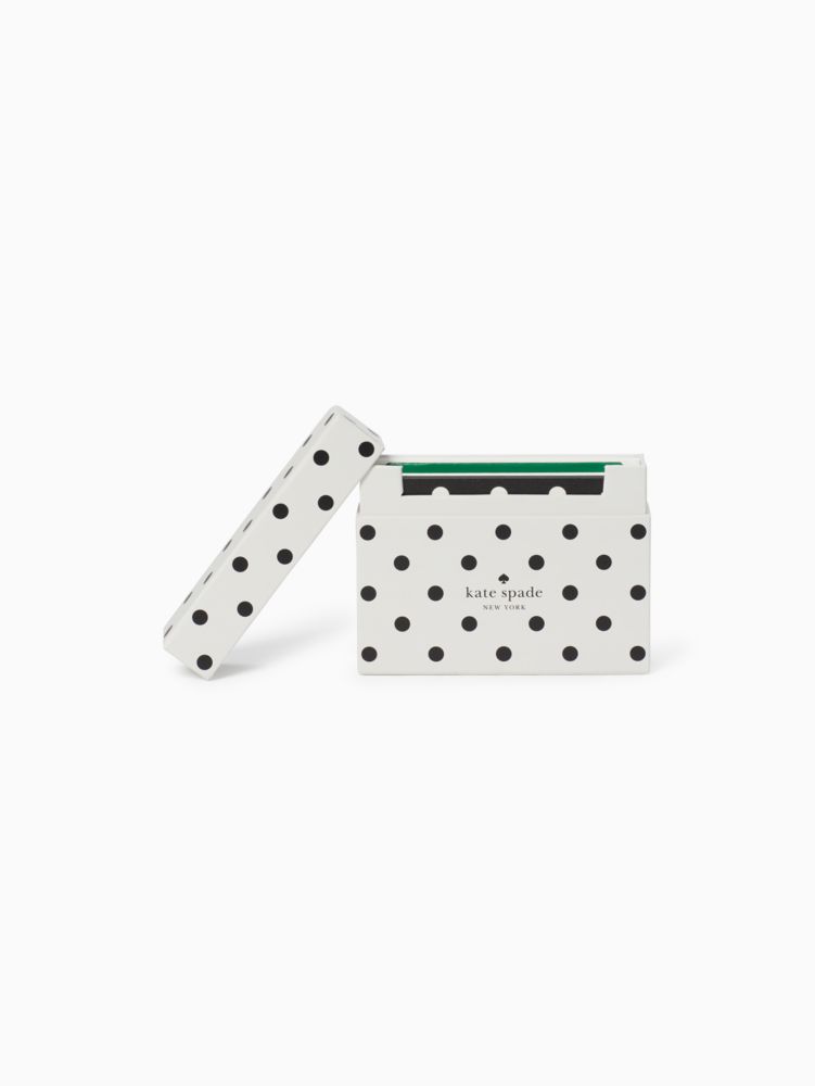 Kate Spade,Charming Dots Notecard Set,Multi