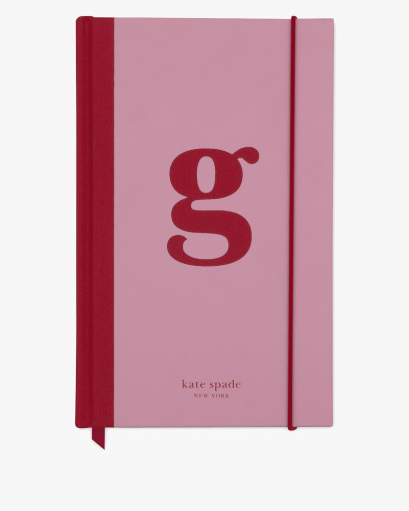 Kate Spade,Just Mine Initial Collection Journal G,