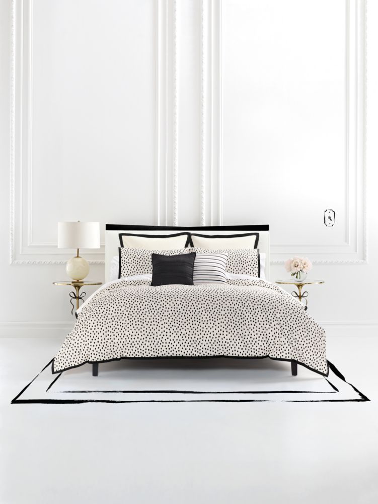 Kate Spade,Eyelet Stripe Decorative Pillow,
