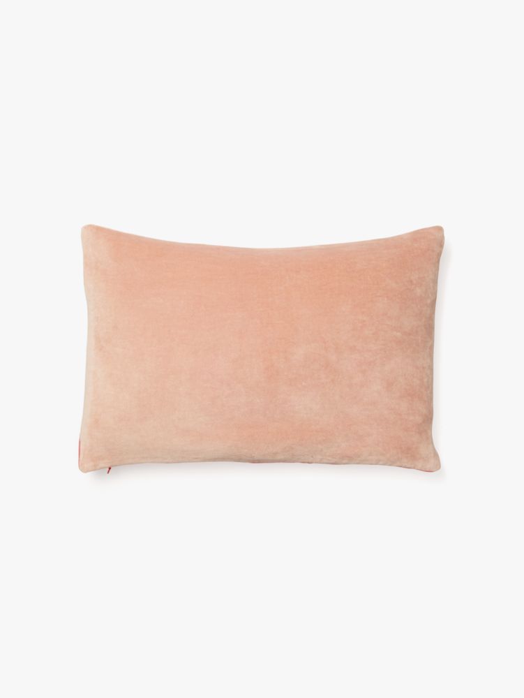Scallop Row Reversible Velvet Pillow, , Product
