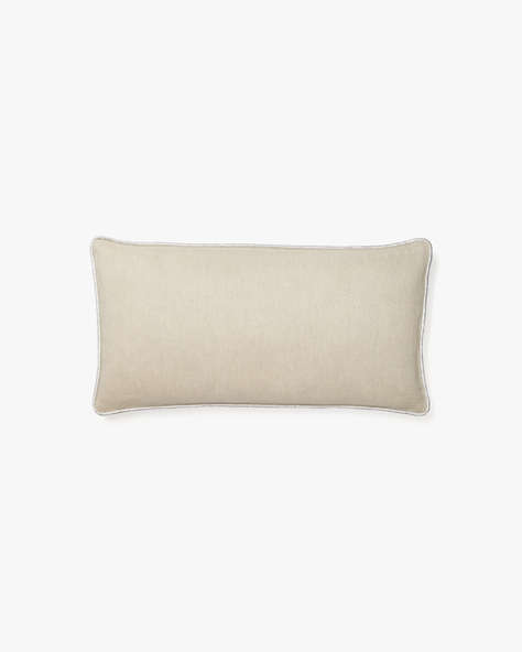 Kate Spade,metallic linen pillow,bedding,Raw Pecan
