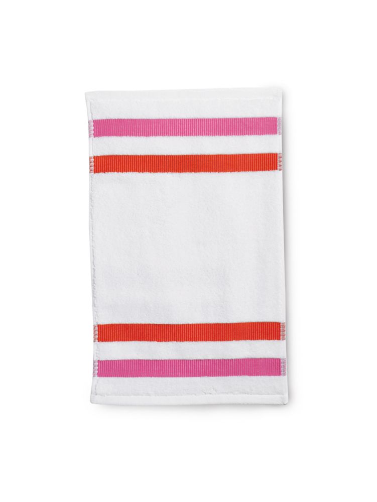 Kate Spade,Candy Stripe Finger Towel,