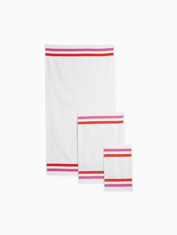 Kate Spade,Candy Stripe Handtowel,