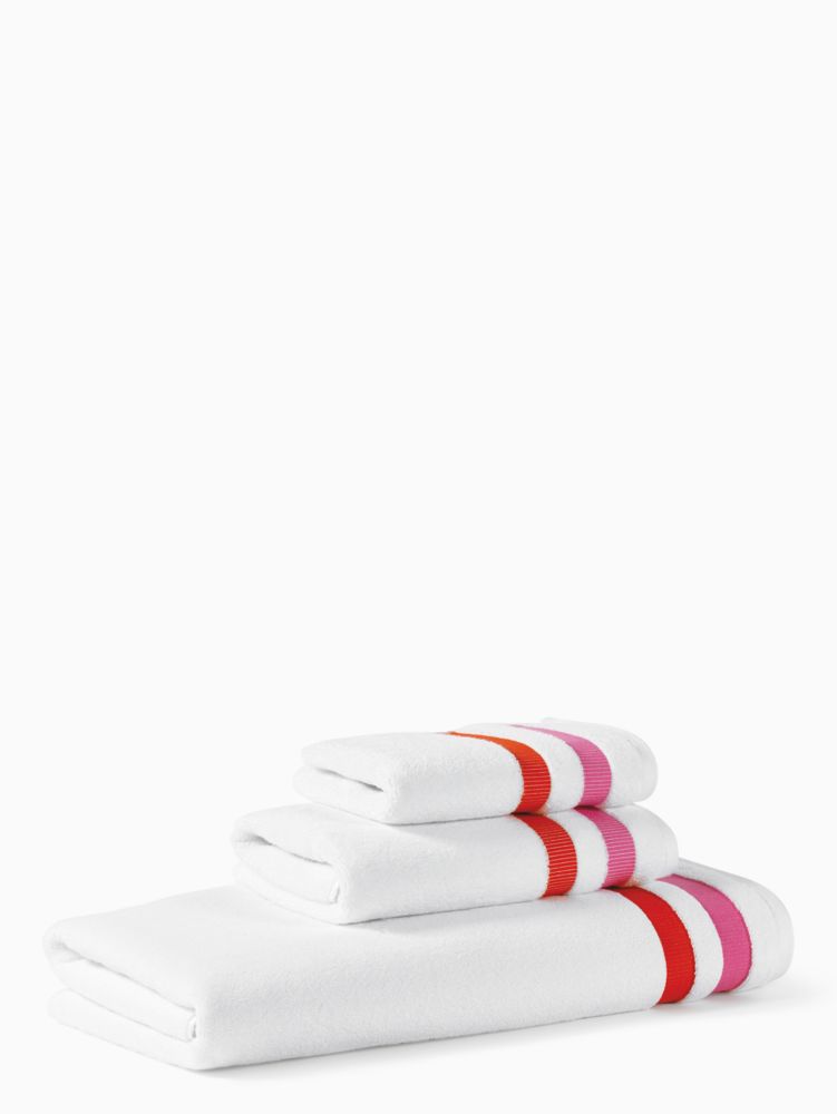 Kate Spade,Candy Stripe Handtowel,