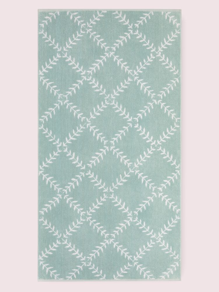 kate spade new york Fern Trellis Cotton 11 x 18 Fingertip Towel