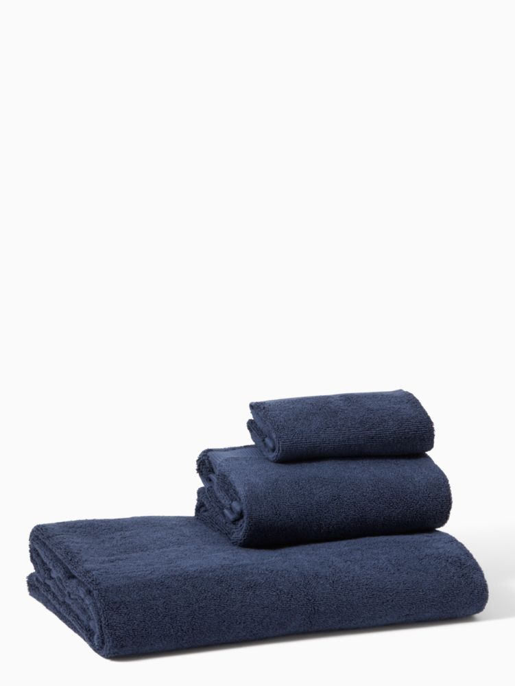 Kate Spade Blue Bath Towels Set of 7 