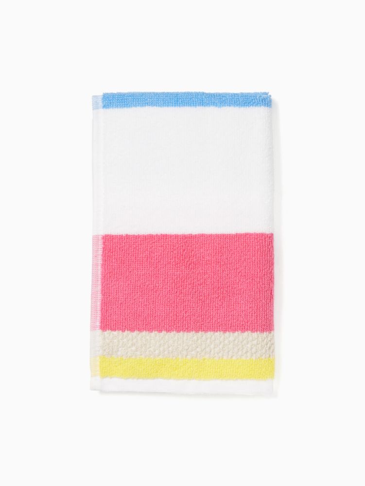 Kate Spade,Paintball Floral Finger Tip Towel,