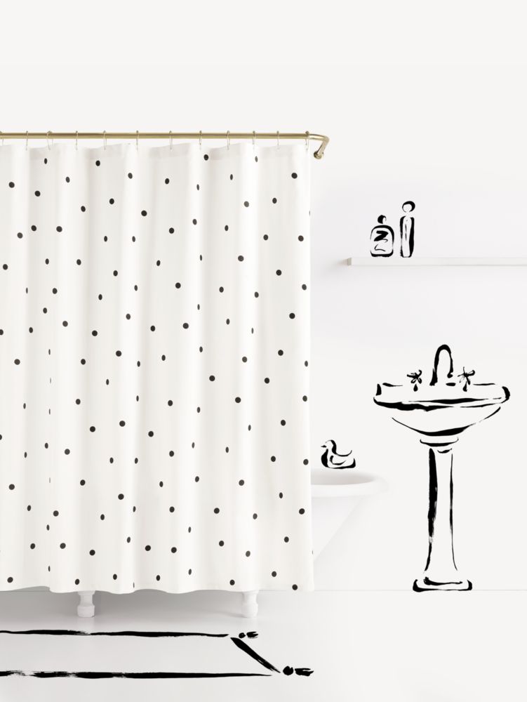 Deco Dot Shower Curtain | Kate Spade New York