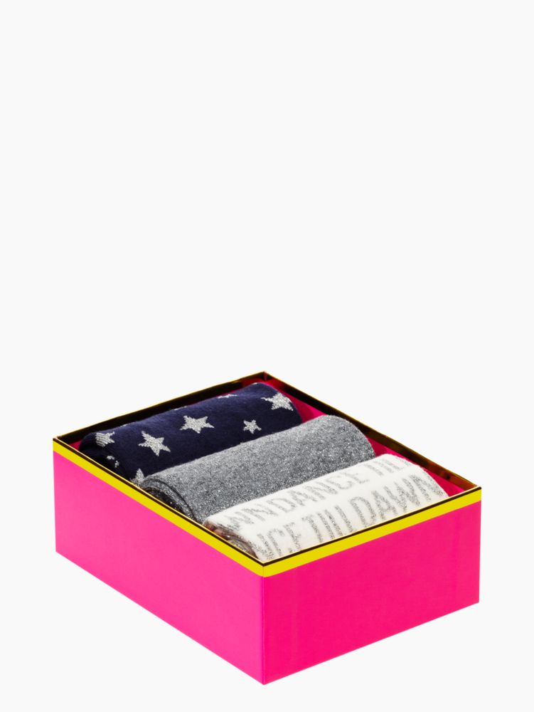 Dance Till Dawn Socks Trio Gift Set, , Product