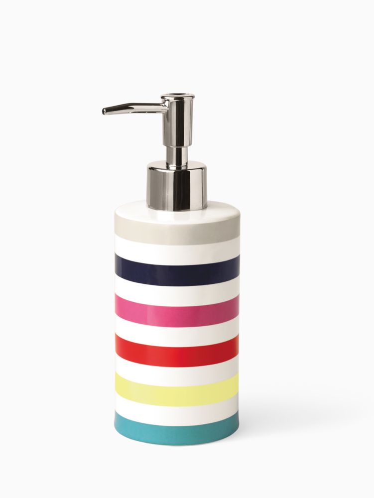 Kate Spade,Candy Stripe Lotion Pump,